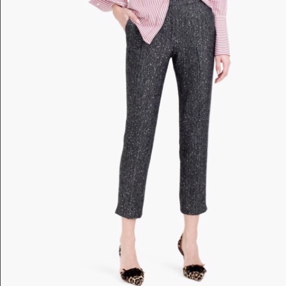 J.Crew Martin sequin herringbone elegant pants